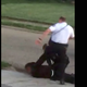 Video image of Columbus, Ohio, Police Officer Zachary Rosen stomping on Demarco Anderson’s head (YouTube screenshot)